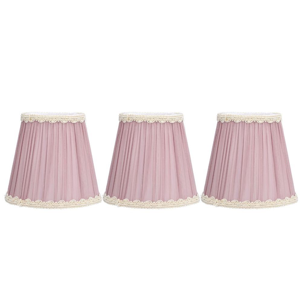 

3PCS 5.1 inch Height Lamp Cover Clip On Design Small Lamp Shades Simple Wall Lamp Shade Indoor Lamp фіолетовий