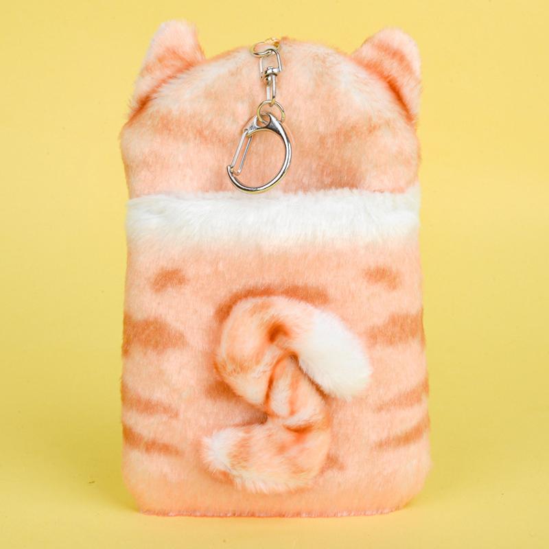 Cute Shark Cat Girls Women Plush Photocard Holder With Keychain Cute Cartoon Photo Card Holder Id Credit Band Card Protector