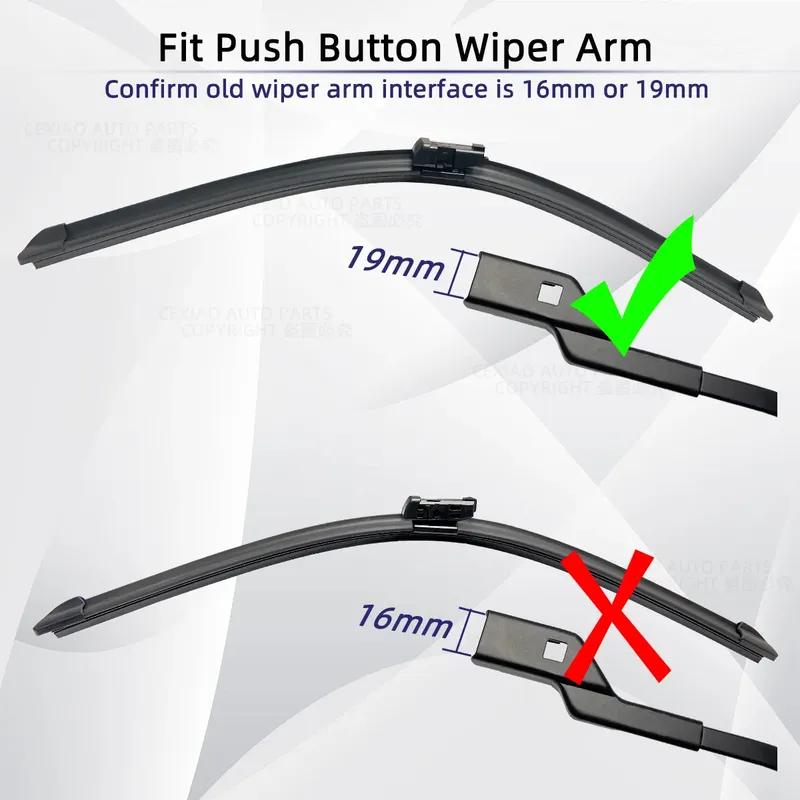For Citroen C3 C4 Grand Picasso MK2 General Multifunctional Double Rubber Strip Front Windshield Wiper Car Wiper Wholesale
