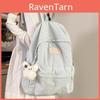 Casual Girl Nylon Backpack With Breathable Straps For Travel And School Use