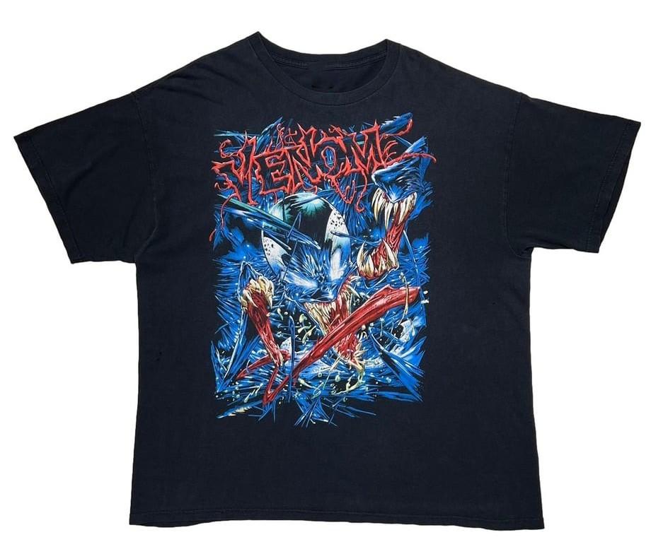 Marvel Venom Mad Engine Обычный крой Футболка Размер S-5XL Репринт НОВАЯ Унисекс Футболка M