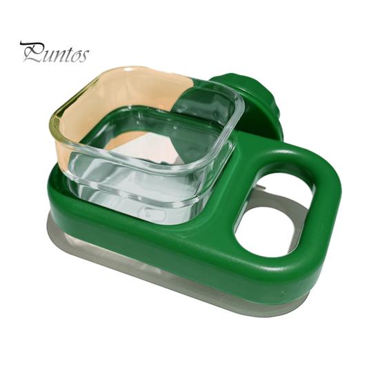 

Кормушка для клетки для птиц Миска для воды для попугаев Кормушка для шиншилл Аксессуары для клетки для кореллы Попугай Ара Вьюрки Неразлучники Мелкие животные Square зелёный