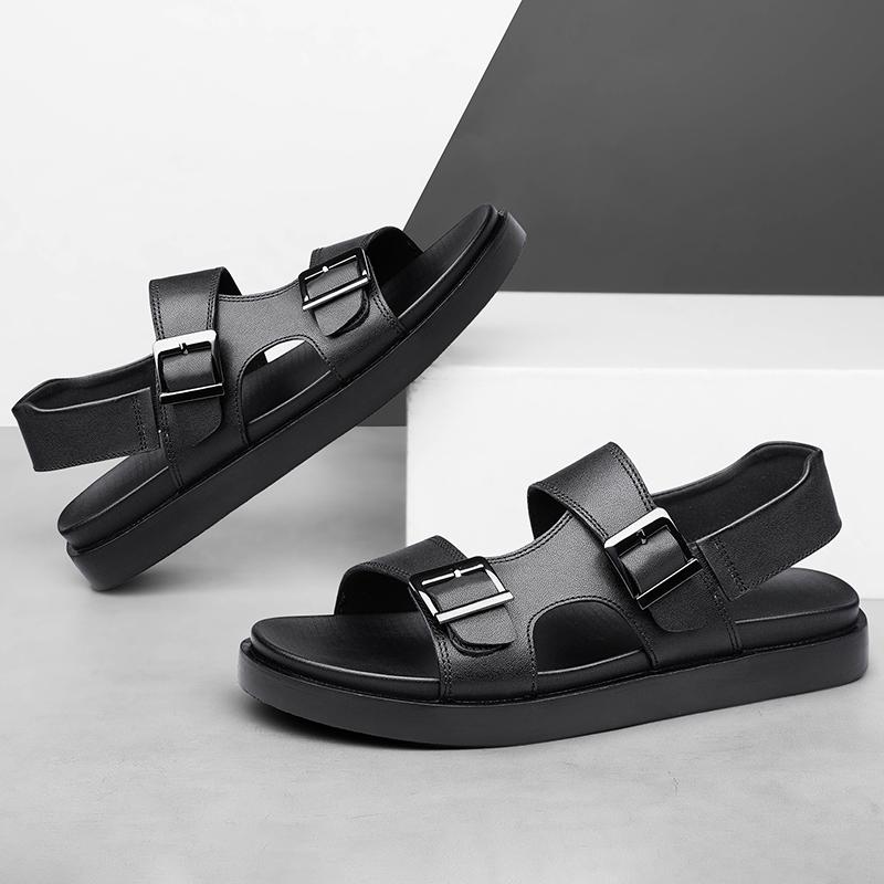 Fashion Luxury Stylish Men Summer Shoes Outdoor Breathable Casual Sandals Non Slip Male Beach Shoes Quick Dry Wading Aqua Shoes Slippers