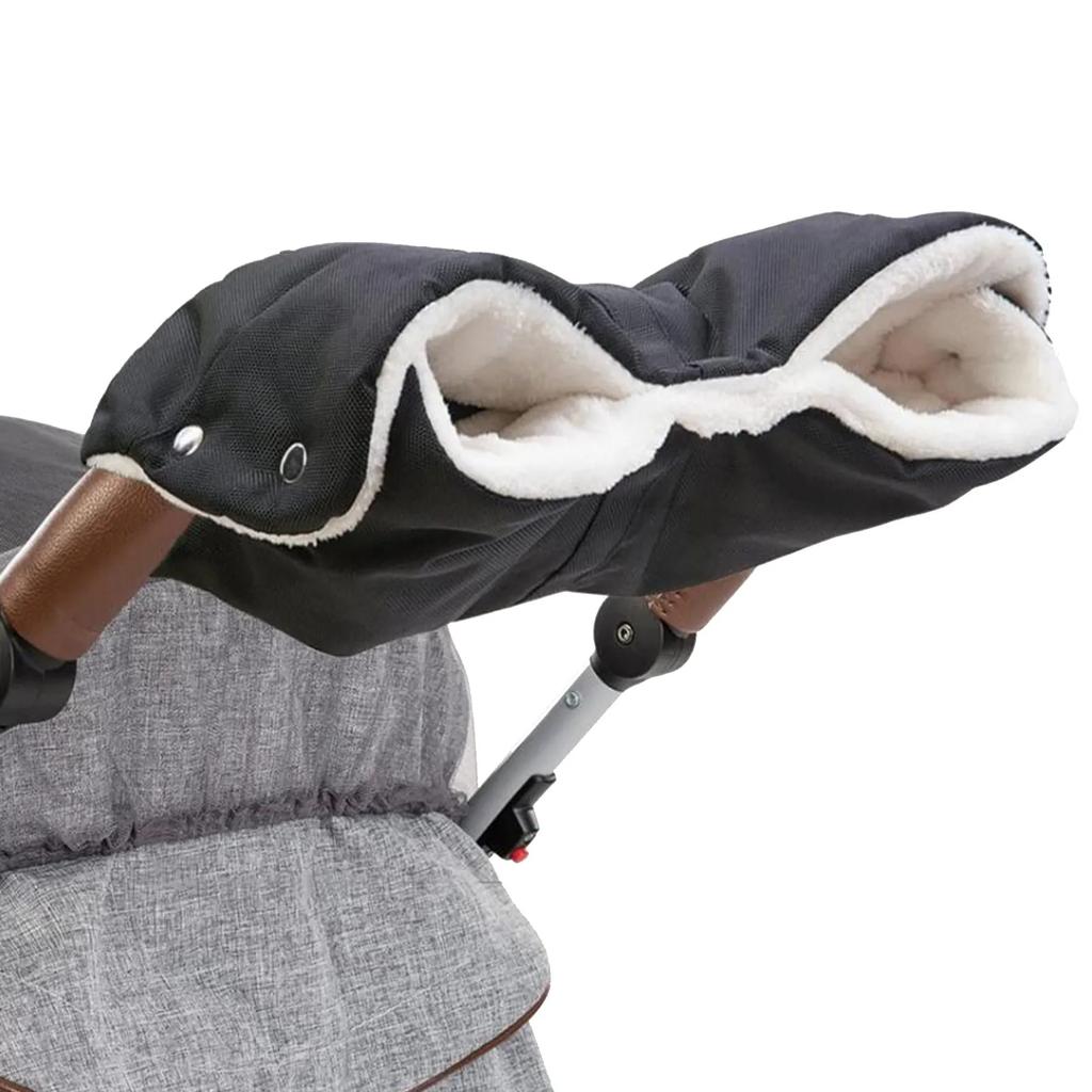 1 Set Gloves Glove Baby Stroller Accessories  Keep Stroller Warm Gloves W Detachable Warm Fleece Windproof Warm Handbags