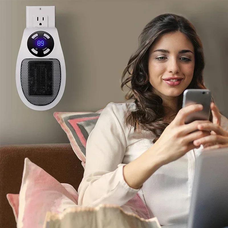 350W Portativ Elektr Isitgich Pult va Devorga O'rnatish bilan, Qishda Uy Xonasi uchun Tez Isitish, Ichki Foydalanish