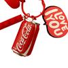 Key Chain Delicate Craft Cartoon High Simulated Funny Couple Accessory Decorative Portable Red Cola Bottle Keychain Car Pendant