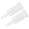 2 Pcs Reusable Exhaust Valve 3-Piece Air Locks LED Coasters Transparent Plastic Home Brew Accessory