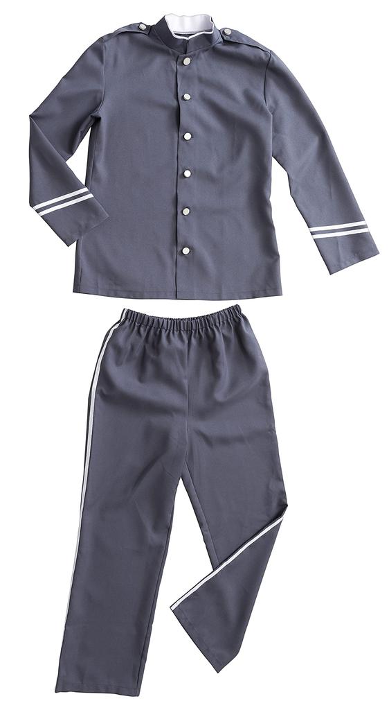 Clearstone Cosplay Halloween Gray Military Uniform Gray Men's