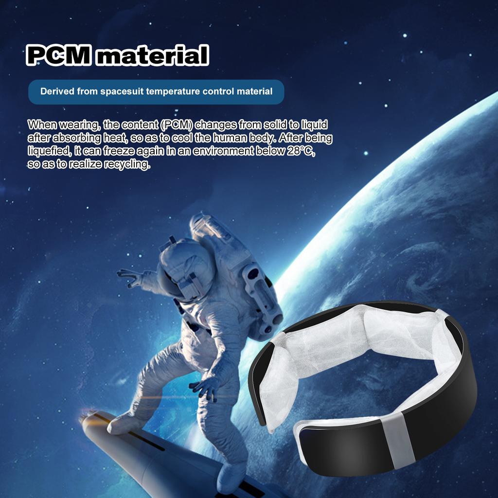 Outdoor Cooling Neck Wrap Ice Cold Neckband Long Lasting Refreshing Neck Collar for Summer Sports Hiking