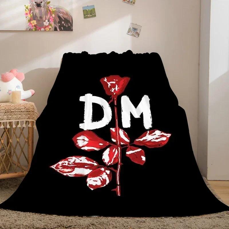Coperte per divano per l'inverno A-Depeche A-Mode Personalizzate King Size Calde per Ginocchia Letto Pile Campeggio Morbide Soffici Coperte Microfibra Biancheria da letto