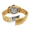 SEIKO 5 Men's Mechanical Automatic Watch SNKK20J1 Made in Japan, Gold Dial, Gold-Tone Bracelet, 39mm, Day-Date, Luminous Hands