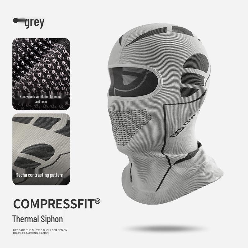 Leqi Men's Cycling Face Mask & Neck Gaiter: Breathable, Moisture-Wicking, Sweat-Absorbing Helmet Liner & Headscarf
