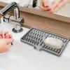 Bathroom Soap Holder Silicone Bar Soap Holder For Shower Self-Draining Non-slip Space-Saving Bathroom Organizer For Countertops