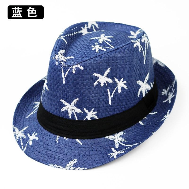 

Woolen Top Hat Men S Spring And Autumn Jazz Hat Summer Tide Fashion British Retro Young Gentleman Hat Plaid Top Hat Adult standard size, 57-58cm