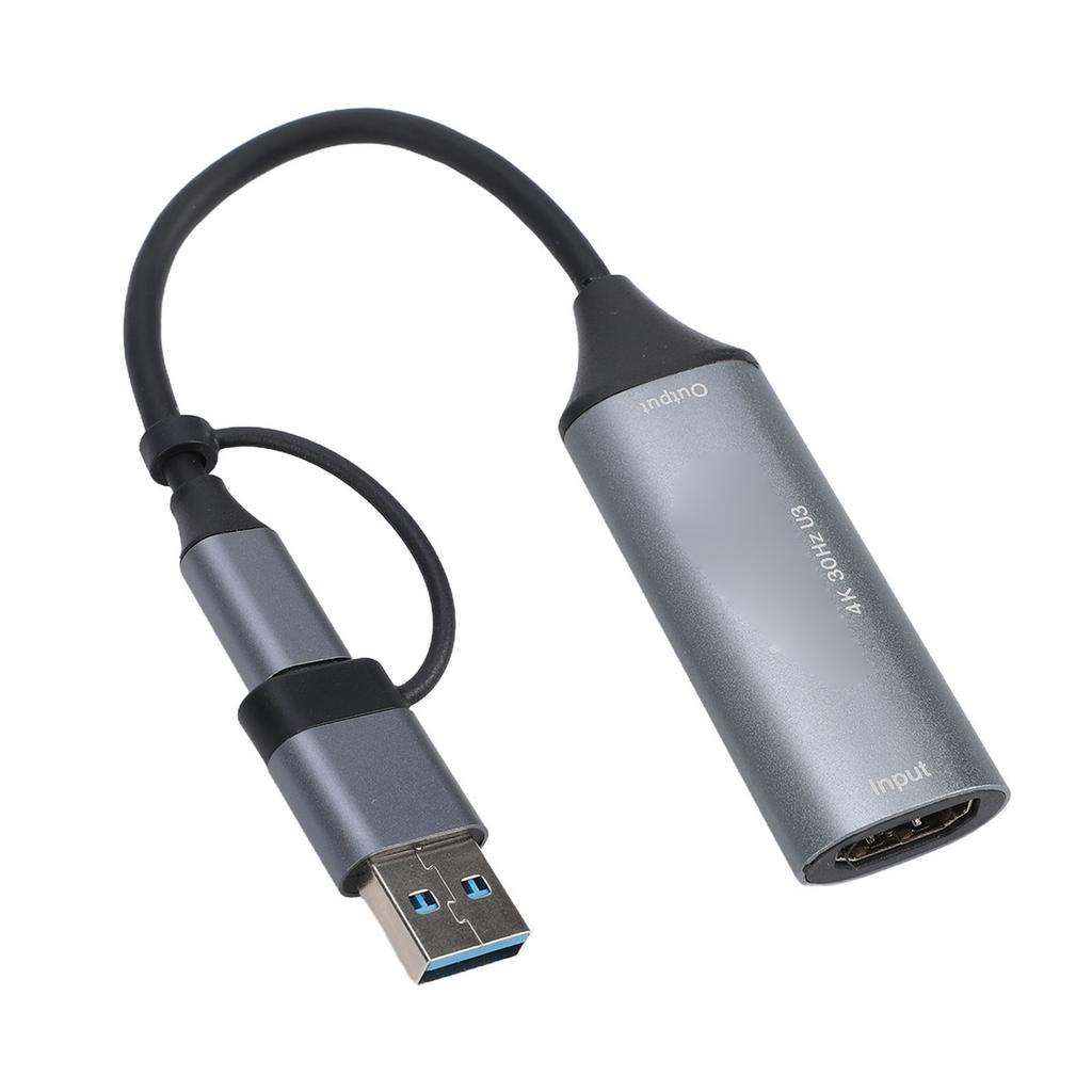 4K 30hz Video Capture Card HDTV HD Multimedia Interface to USB 3.0 Type C 3.0 Game Capture Card for Live Streaming Game