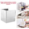 Kitchen Foldable Gas Stove Wind Shield Baffle Oil Splash Screen Cover Anti Splatter Plates Cooker BBQ