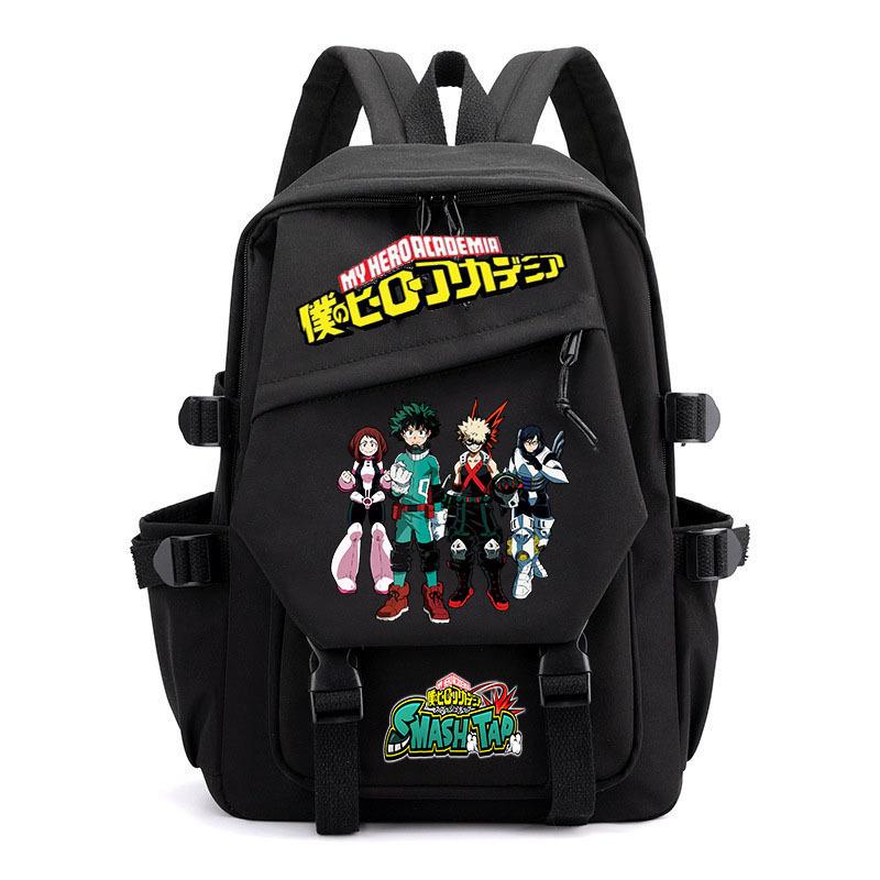 My Hero Academy School Bag Children's Backpack Elementary School Bag Male Female Junior High School Student College Student Campus Backpack