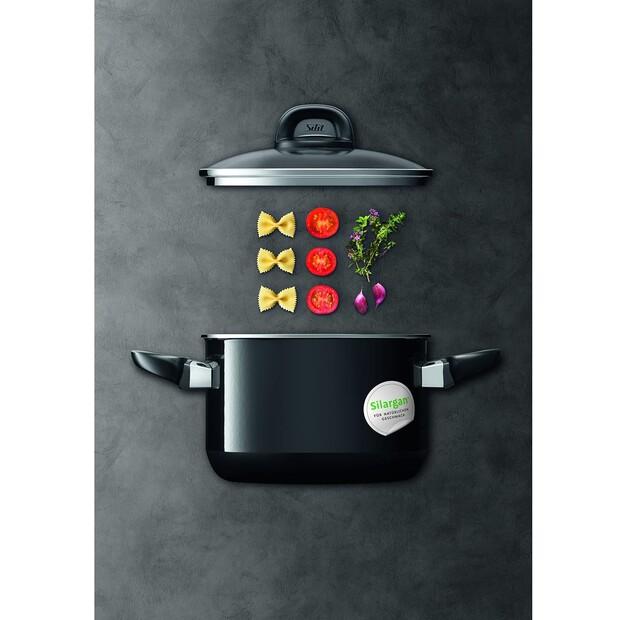 WMF Silit Modesto 16 Cm Black Saucepan (21.0430.3244)