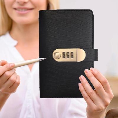 Cash Saving Money Challenge Book with Password Lock - 100 Pages Vintage Budget Planner & Password Journal for Money Savings