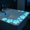 Glow in The Dark Ocean Sink Sticker Self-Adhesive Waterproof Bathroom Decals Cute Turtles Dolphins Sea Animal PVC Sticker for Sinks Bathtubs