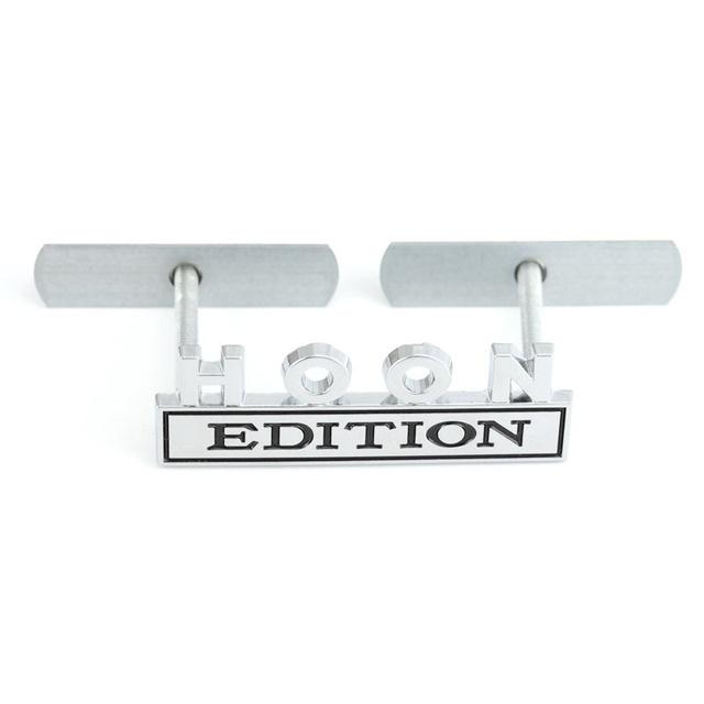 1Pc 3D Metal HOON Edition Logo Car Front Grille Badge Side Fender Rear Trunk Emblem Sticker Decal