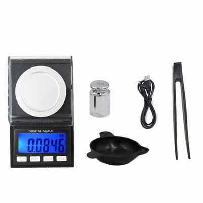 High Precision 0.001g 100g/50g Electronic Scales Digital Jewelry Scale LCD Diamond Lab Weight Milligram Pocket Scales