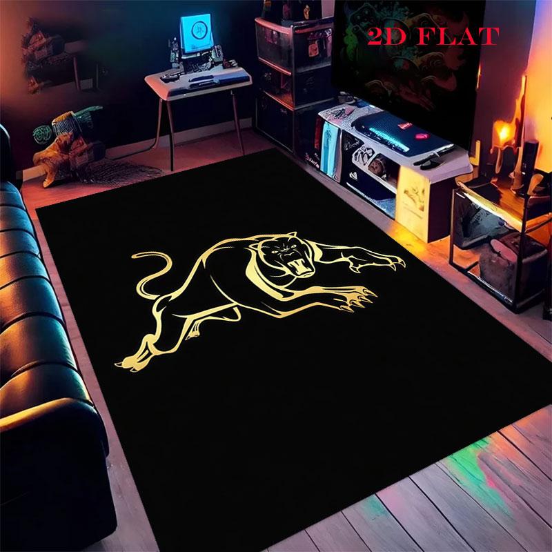 True Penrith Panthers Carpet Rug for Living Room Bedroom Home Sofa Decoration,Kids play Nonslip Floor Mat