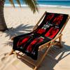 Women Horror Customized Name Beach Towel Super Soft Microfiber Quickdry Fabric