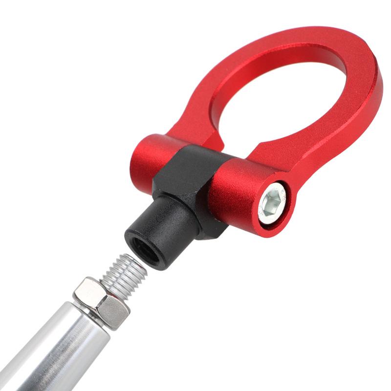 Car Auto Rear Front Trailer Car Racing Tow Hook Trailer Towing Bar For Mitsubishi Lancer EVO X 10 2008-2016 Vehicle Towing Hook