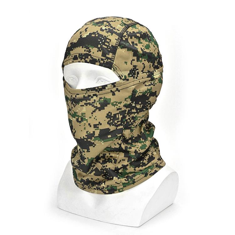 "Herren Camouflage Sonnenschutz Nacken- & Kopfbedeckung: Sommer Rad- & Angelmaske, Staubdichter Schal, Cooles Kopftuch"