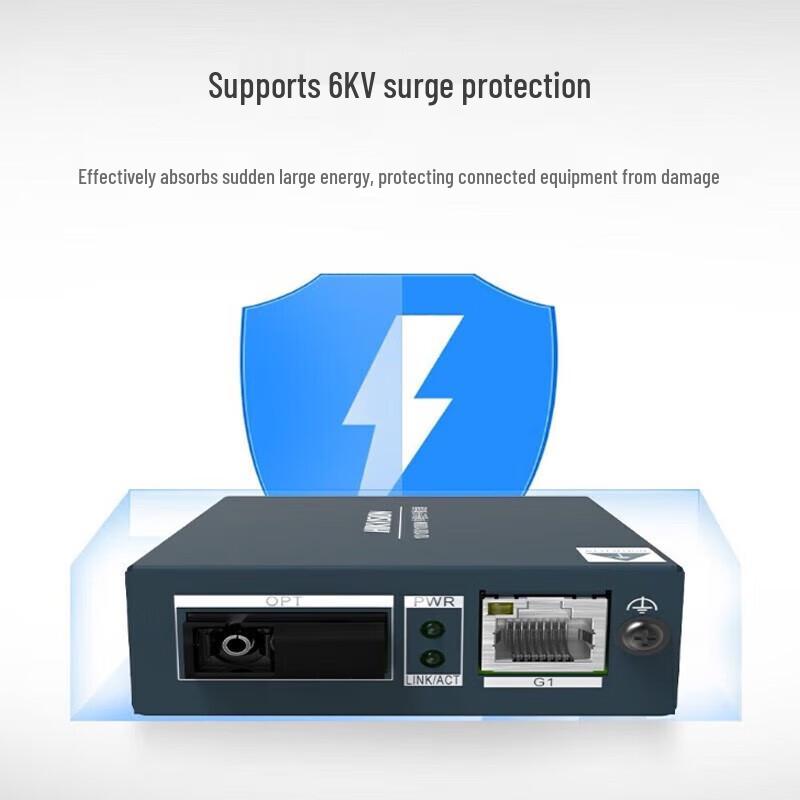 Hikvision Single-Mode Single-Fiber Optical Ethernet Converter
