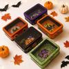 Large Capacity Halloween Candy Storage Box Halloween Tin Container For Party Decorations