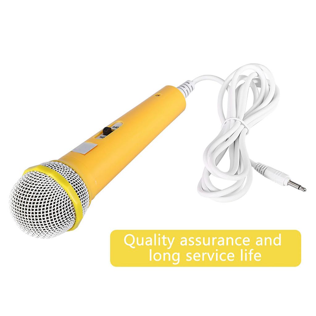 Kids Children Microphone Music Video Storytelling Party Microphone for Children (Blue)