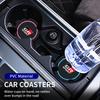 2Pcs Car Silicone Coaster Anti-Slip Water Cup Drink Mat For Toyota GR Corolla CHR Yaris Aygo Prius Camry Auris Avensis Land Crui