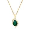 Green Light Luxury Full Diamond Temperament Gorgeous Full Diamond Necklace Female Versatile Collarbone Chain Titanium Steel Chain