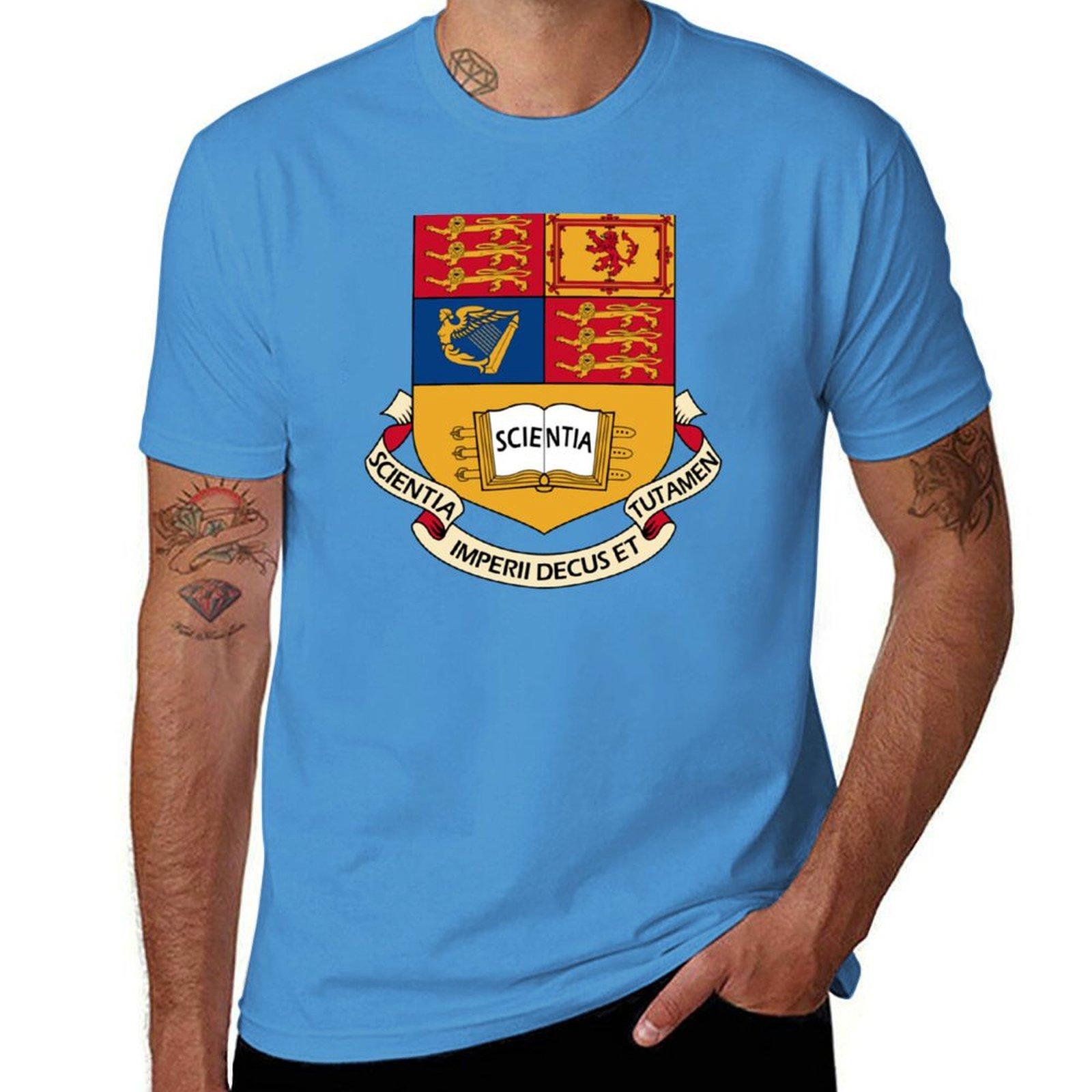 Imperial College London Tshirt summer clothes oversized tshirts for men S