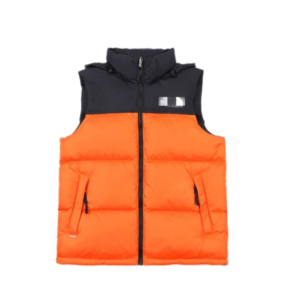 North Face 1996 Down Vest: Unisex Embroidered Jacket, Couple's Thickened and Warm Gilet for Cold Protection