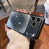 Gradient Glitter Phone Case For iPhone 17 16 15 14 13 12 Pro Max Electroplated Camera Frame Soft Shockproof Cover