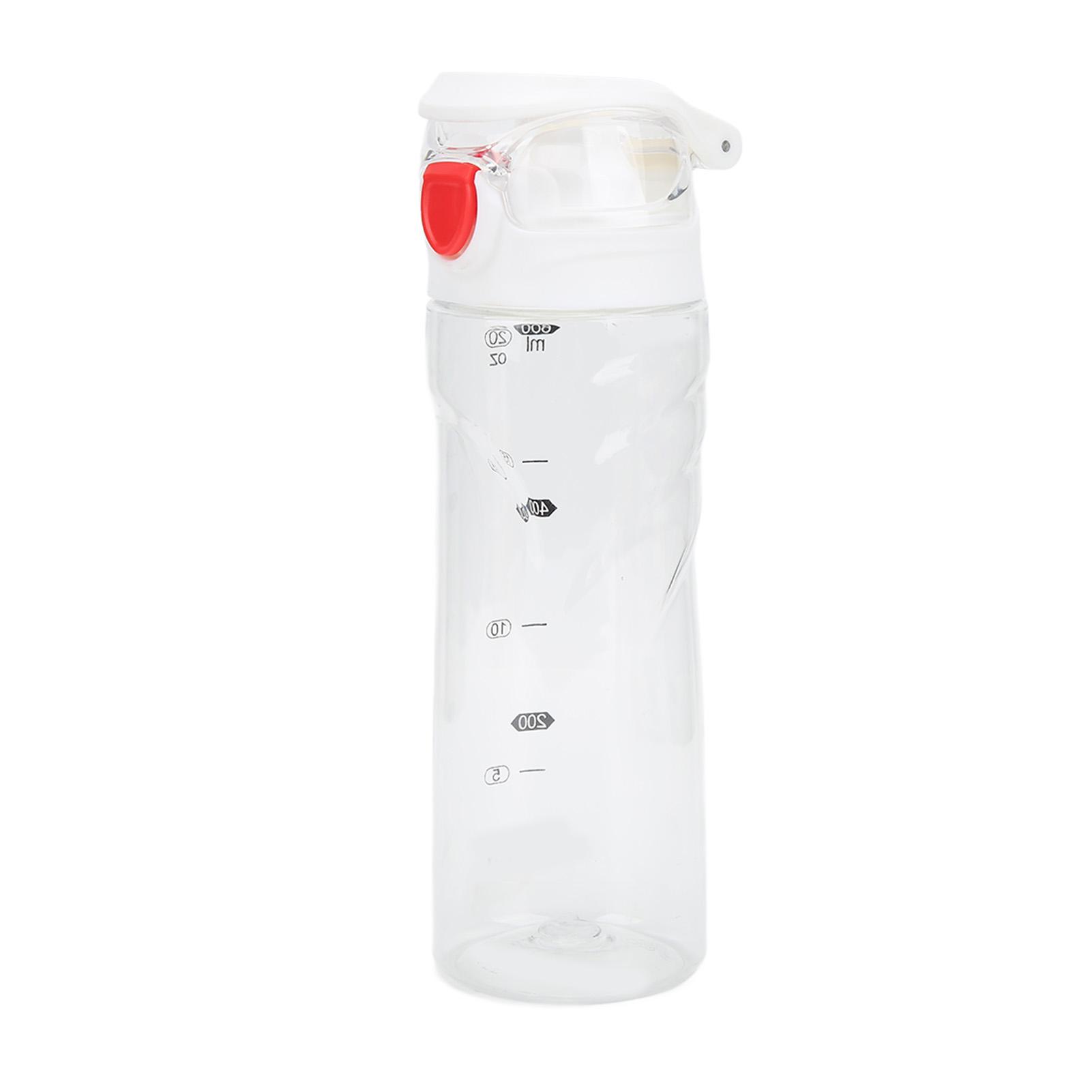 Outdoor Water Bottle Plastic Sports Water Jug 600ml Large Capacity for Summer Hot Weather прозрачный