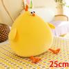 Funny Fat Chicken Plush Toys Pillow Soft Simulation Cute Plushie Dolls Neck Pillow Stuffed Animal For Boys Girls Festival Gifts