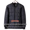 Men's Winter Cotton Padded Jacket for Middle-aged and Elderly - Warm and Comfortable