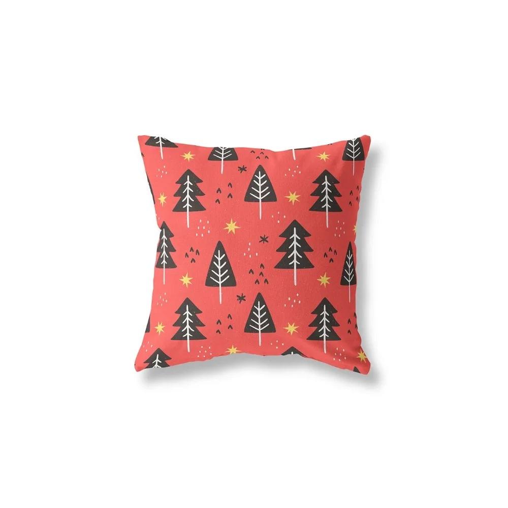 Now Black Red Geometric  Cushion Cover for Car Living Room Sofa Bedroom Home Decor Pillowcase