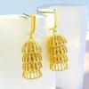 Retro Luxury Fashion Wheel Lantern Earrings For Women