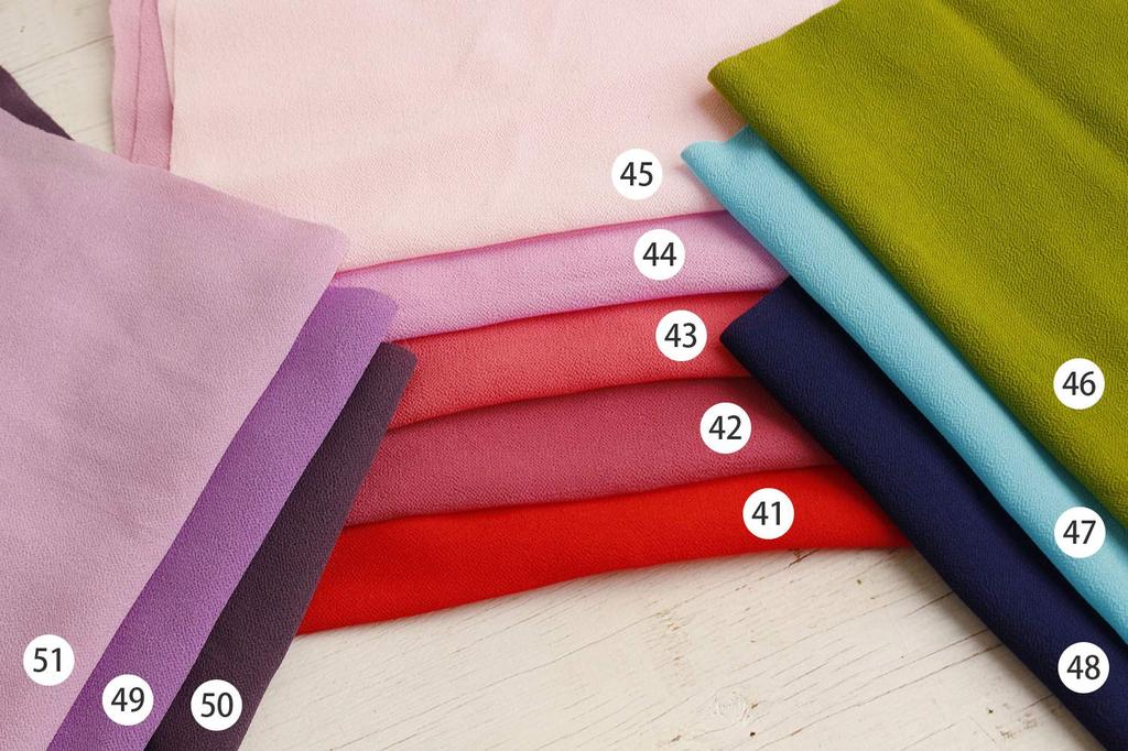 Nippon Chuko NBK Ichigoe 70cm Wide X 7m Size Matcha Green Chirimen, Plain, Approx. Cut, 46,