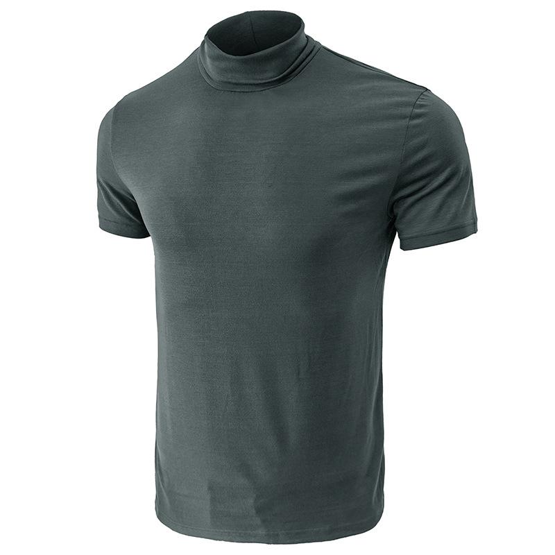 Men’s Short Sleeve Mock Neck T-Shirt