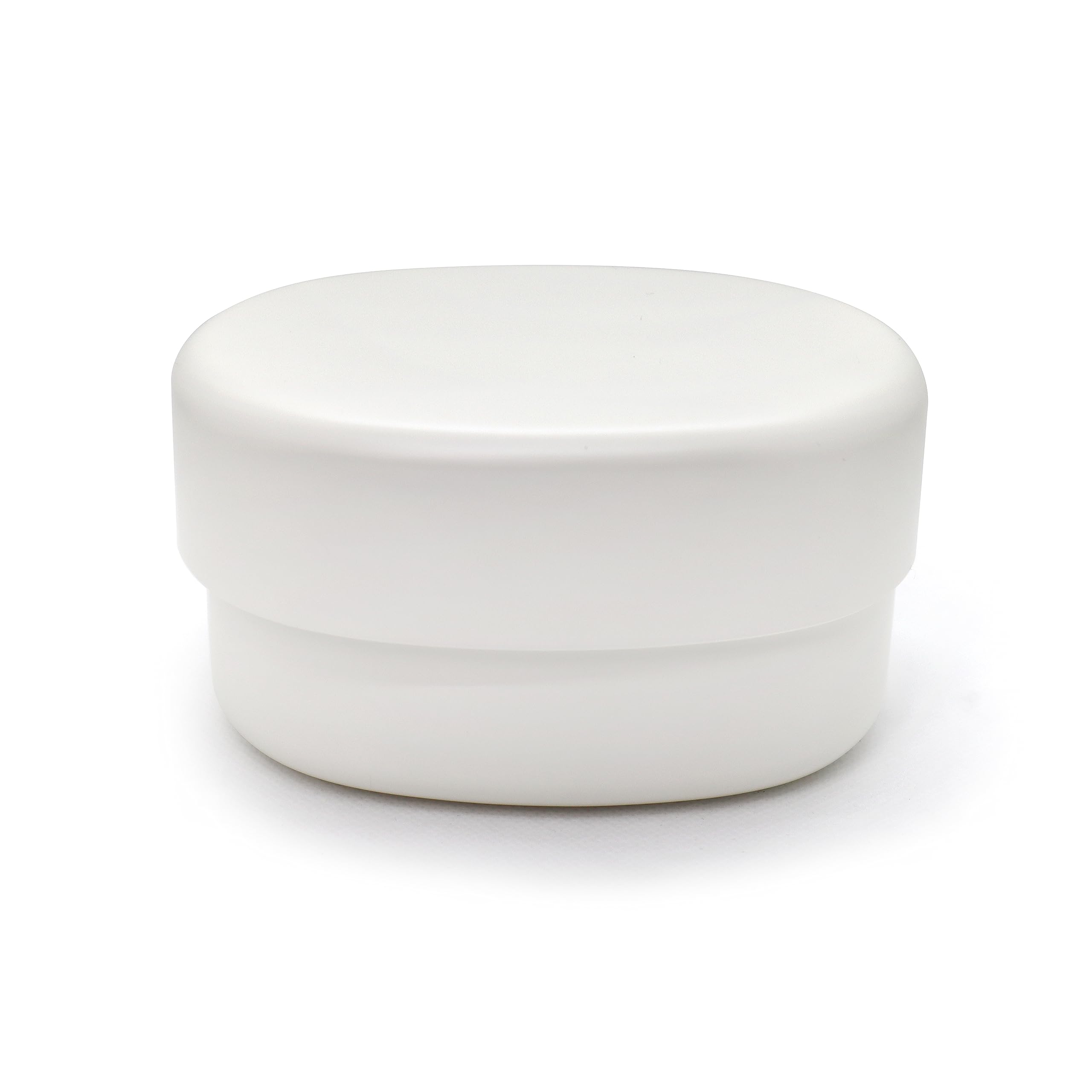 

CORETARI Bento Microwave and Dishwasher Small White (Coretari) Japanese-Made Box, Two-Tier, 430ml, Safe, Oval, белый