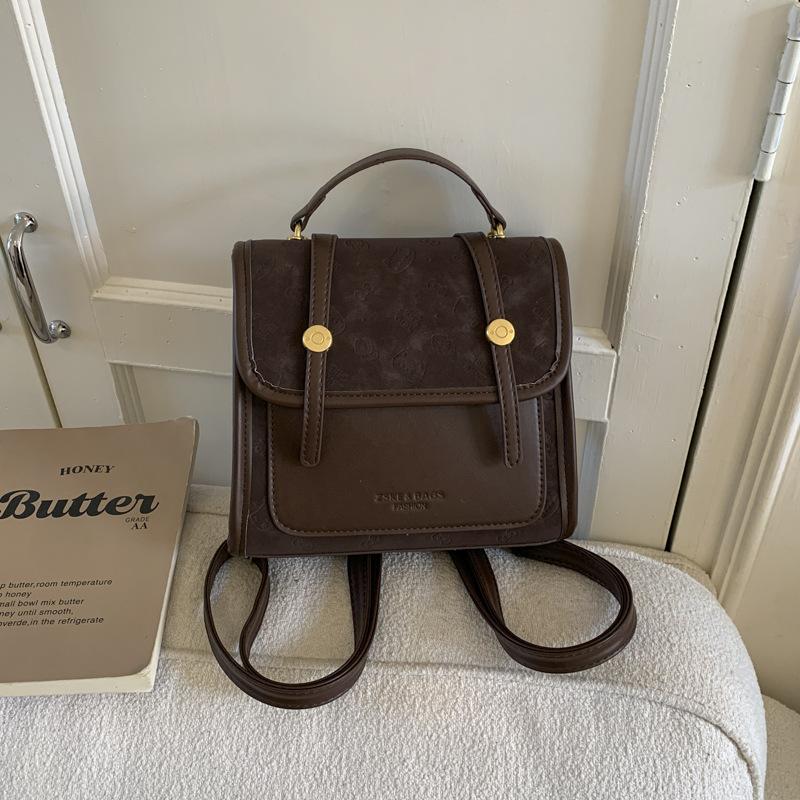 Winter niche bag fashion backpack women s handbag retro travel backpack