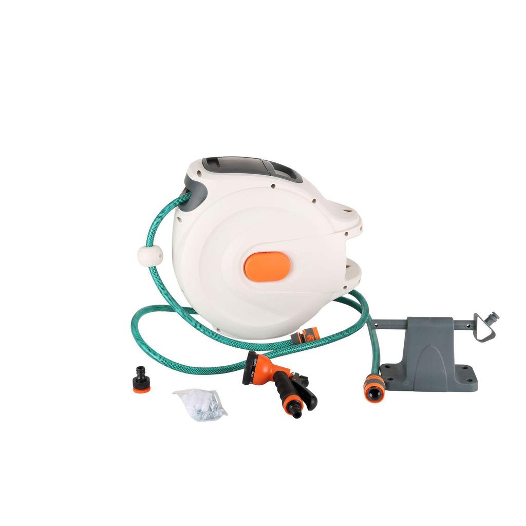 Automatic Retractable Garden Hose Reel with PVC Braided Hose