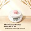 Digitale Küchenwaage Hohe Präzision 1g Max. Kapazität 5kg Kompakte Lebensmittelwaage für Wohnheim Kochen Backen