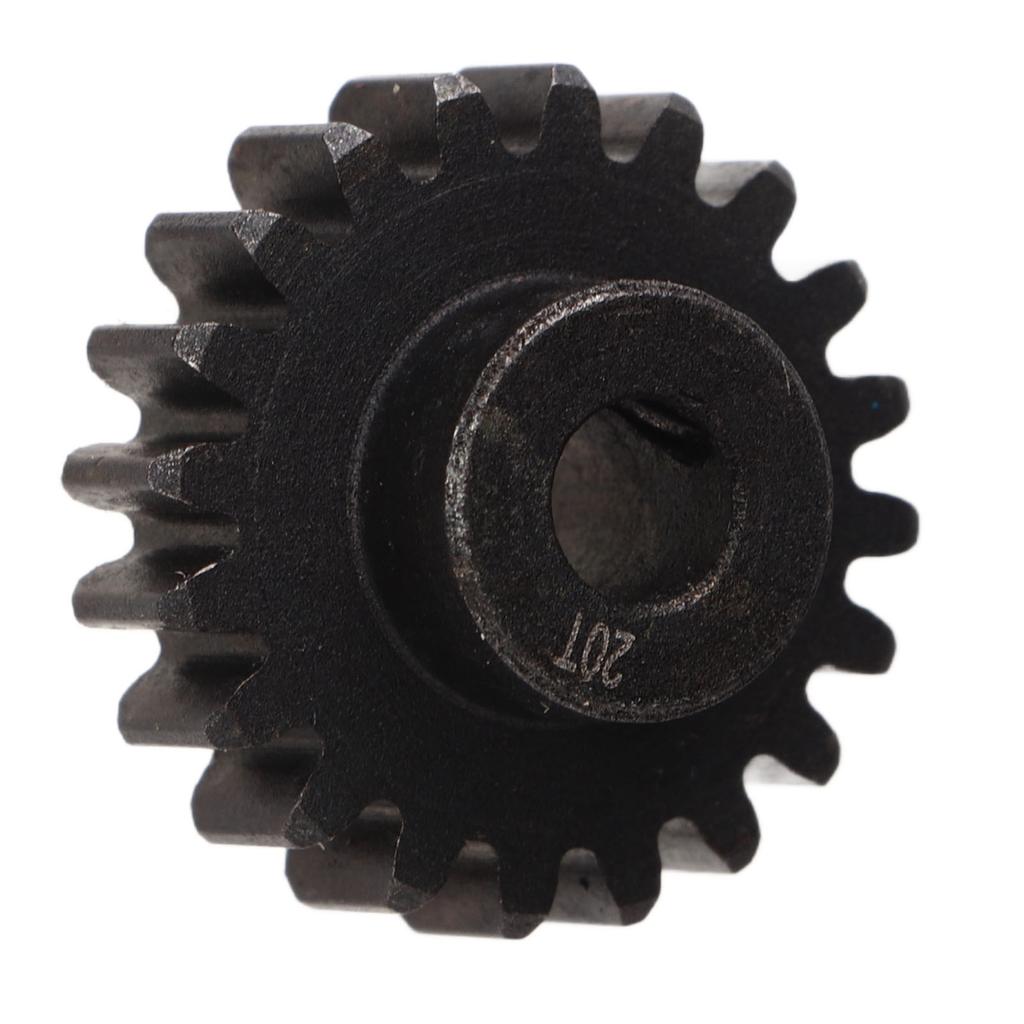 20T 22mm Średnica Zębatka Silnika RC Stal Ochrona przed Rdzą Czarna Zębatka Atakująca Silnika RC do Ulepszenia